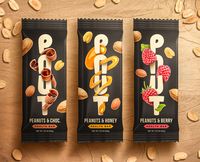 Branding and Package Design for Nut Bars : logodesign