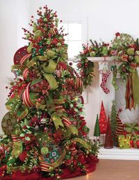 This website has dozens of ideas for mantle & Christmas tree decor.