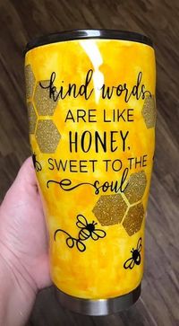 Bee peekaboo Glitter Tumbler