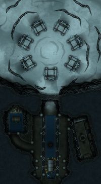 A Few Reimagined Maps I've Done for ROTF (Scene Title and Map Size in Image Description) : rimeofthefrostmaiden
