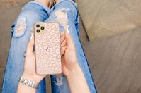 Pink Leopard Animal Print Clear Phone Case With Design For iPhone 12 11 Pro XS Max 7 8 Plus SE 2020 Cheetah Phone Cover Galaxy S10 S20 by TheUrbanFlair on Etsy