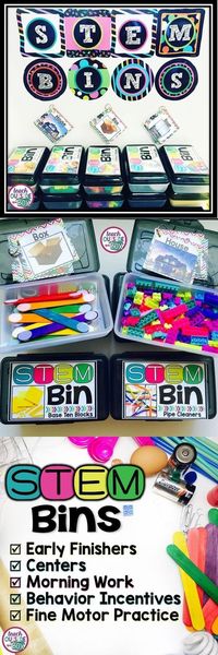 STEM Bins: Hands-on Solutions for Early Finishers