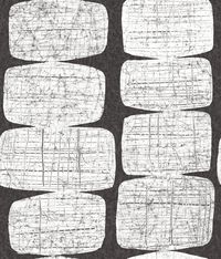 Mid-century modern charm will transform your space in as little as peel, stick & done! This peel and stick wallpaper features distressed bead designs in classic mid-century arrangement upon a grey background. Customize any space or decor with very little commitment with Peel and Stick Wallpaper by RoomMates. Use Pe