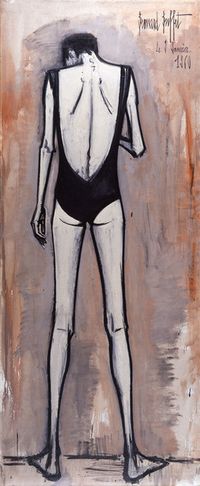 Bernard Buffet | Annabel de dos en maillot de bain (1960) | Available for Sale | Artsy