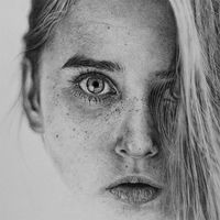 The detail in this drawing is off the charts! Artist Monica Lee created this stunning photo-realistic drawing with just a pencil and tons of creativity. Amazing!