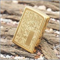 Give a one-of-a-kind gift with Zippo’s Venetian lighter. The clean, sleek look of this lighter makes it the ideal piece for a customized gift. Add initials, names, dates, or a message to make this lighter a memorable gift. Zippo’s Regular Venetian lighter is suitable for gift giving in its environmentally friendly gift box and comes with a lifetime guarantee. Personalization: Free Engraving 1 line up to 10 characters