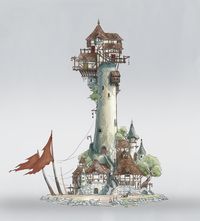 ArtStation - The watchtower, Li Lin