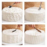 different ways to design the frosting on your cake
