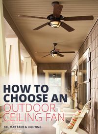 If you’re considering using an indoor fan for your outdoor space, please know outdoor ceiling fans are built to withstand the harsh exterior elements that interior fans often can't handle.