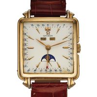 1905 Omega Cosmic Yellow Gold Square Astronomical watch- antiquorum