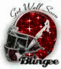 Alabama Crimson Tide: Get Well Soon football helmet gif glitter