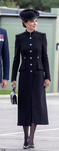 Princess of Wales and Meghan Markle opted to re-wear pieces and adapt favourites for mourning period | Daily Mail Online
