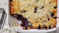 Make the most of summer's fresh fruit and mix up an easy Blueberry Cobbler. With a tender topping and a berry filling, this easy Blueberry Cobbler with Bisquick™ Original Pancake & Baking Mix is a dessert you'll be asked to make again and again. If you don't have fresh blueberries on hand, frozen blueberries achieve the same, great taste. For this Blueberry Cobbler recipe, just make sure the total volume of fruit remains the same if using frozen blueberries. Spoons up and enjoy.