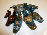 Vintage Enten - Familie Ente Wildente Erpel von HUGOS-LIVING auf DaWanda.com