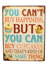 you can't buy happiness, but you can buy cupcakes. and that's kind of the same thing.
