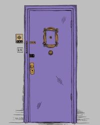 Não reconhece essa porta? Temos uma lista de coisas que quem NÃO assistiu Friends está cansada de ouvir/sentir/sofrer... - Quando você diz às pessoas que não gosta da série elas te olham com completo desgosto - Os memes e gifs relacionados a Friends são como uma língua estrangeira para você - Ouvir a melodia do tema de abertura te dá arrepios todas as vezes - E você não entende por que as pessoas precisam citar a série o TEMPO TODO