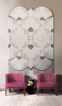 Use a rug like the DECO to decorate your hallway with style. The irregular shape of this rug paired with its circular pattern stands outside the box. You won´t find any other hallway wall tapestries like this one. The gray and white colors make it easy to pair with different styles and decors.