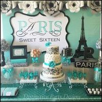 Sweet-Sixteen-Paris-Style-Birthday-Dessert-Buffet
