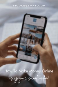 Did you know you can make money with social media? By investing your time in creating quality content, interacting with individuals and researching algorithms you can create an audience that you can be monetized. #SocialMediaTips #MakeMoneyOnline #WorkFromHome