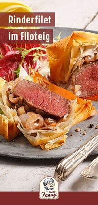 Ein zartes Rinderfilet im Filoteig: wäre das nicht auch etwas für dein Weihnachtsmenü? Die Beilage wählst du nach Lust und Laune, vielleicht ein frischer Salat oder gebratene Kartoffeln. Weihnachten kann kommen!