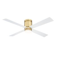 Fanimation Fps8553bs Kwartet 52 Inch Ceiling Fan In Brushed Satin Brass
