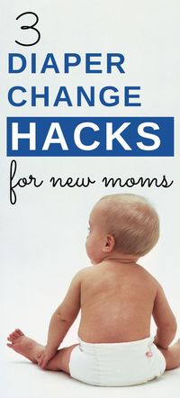 Someone gave me these easy tips before I had my son and they were a lifesaver in the middle of the night! Super helpful for a sleep-deprived new mom. Use these 3 easy mom hacks for making diaper changes easier, less stressful, and less messy - especially in the middle of the night. These tips for new moms are definitely worth a read.