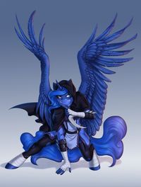 Fantasy mlp: Luna by Jay-Kuro
