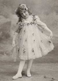 All sizes | Vintage Postcard ~ Girl in Pretty Dress | Flickr - Photo Sharing!