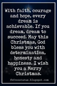 Merry Christmas Blessings, Christmas Blessings