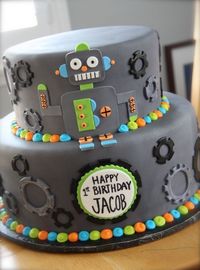 Robot cake — Children's Birthday Cakes