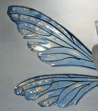 Blue aesthetic asas de fada fairy