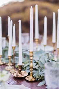 Want a beautiful collection of vintage brass candle holders? We will hunt them down for you. With this listing you will purchase the number of candle sticks you need and I will find them for you. Ship together and your event will have the collected, vintage feel you wanted with out having to run around! This beautiful collection of brass candle holders are sold individually $12.50 each ... Buy as many or as little as you like... Love the look of mixed centerpieces? So do we... Buy them all fo...
