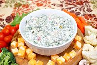 Ranch Spinach Dip #whatscookinchicago #recipes