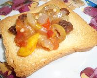 Antepasto de berinjela- pronto em 5 minutos!