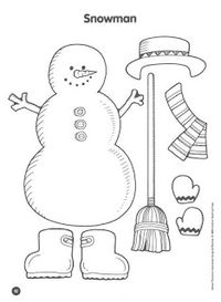 Bonhomme de neige SUR son balai | Mam'o naturel