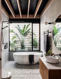 bathroom interior design exotic spa decor