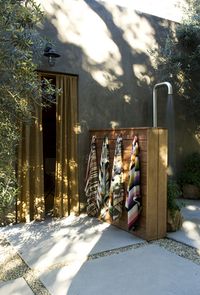 Outdoor between pool and front gate