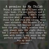 A promise to my child quote
