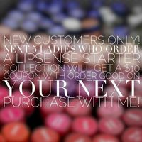 MUST mention this coupon - Order yours today! ***BE YOUR OWN BOSS!*** Start your own business for only $55 - earn 20%-50% commission immediately! Contact me today desireeheck@gmail.com #DazzleLipswDesiree #Lipsense414108
