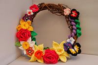 Crochet Spring wreath