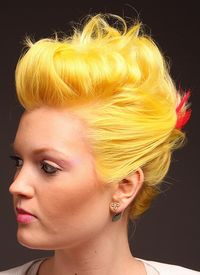 Yellow hair