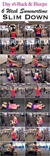 6 WEEKS SUMMERTIME SLIM DOWN: DAY 16-BACK & BICEPS // In need of a detox? 10% off using our discount code 'Pin10' at www.ThinTea.com.au