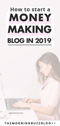 How to start a blog in 2019! Learn how to make your blog a success from the start #blogging #bloggingtips #startablog #workfromhome