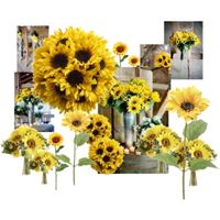 Sunflower Craziness #silkflowers