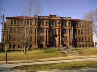 #Iowa175 Formerly Davenport High School, now known as Davenport Central.