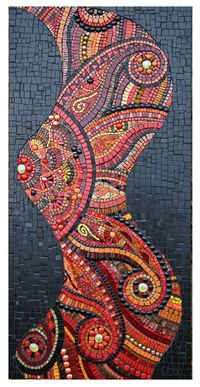 Mosaic Red101x by JulieEdmunds-Mosaic