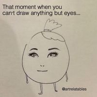 I can't draw at all. {credit:@artrelatables on Instagram}