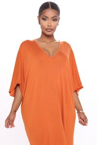 Weekend Craze Maxi Dress - Rust | Fashion Nova, Dresses | Fashion Nova