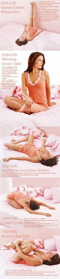8-Minute Workout: Yoga for Better Sleep Forget counting sheep. The moves will relax your body and mind, but the best part is that you can do them all in bed!