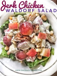 Jerk Chicken Waldorf Salad Recipe - Yeah Man!